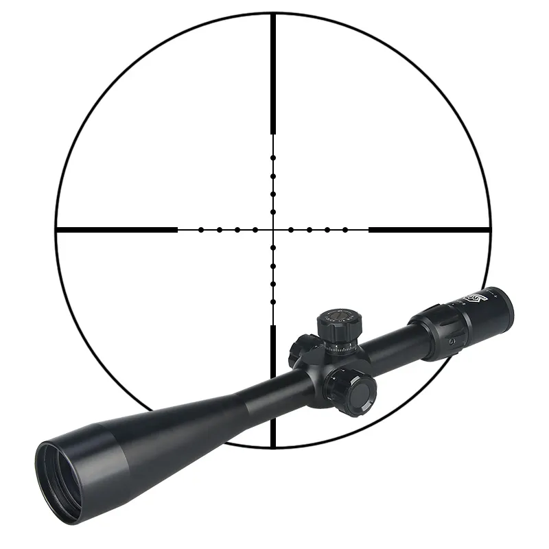 Canis Latrans Tactical 8-32x56Sfirf Rifle Scope Side Focus Black Matte för jakt och utomhusanvändning CL1-0283