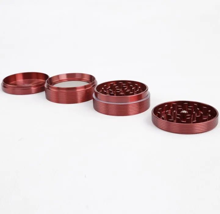 The new foreign trade wear smoke four - layer zinc alloy thread grinder diameter 40MM 50MM 55MM 63MM