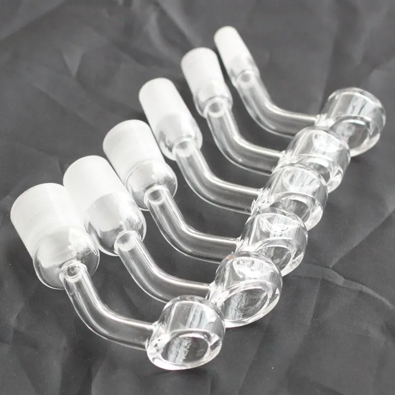 12 Style Quartz Banger Nail Hosahs 45 90 graders manlig kvinna 10mm 14mm 18mm Joint Domeless med 4mm tjockhet