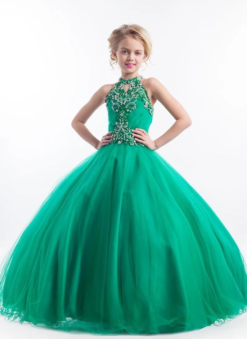 green emerald velvet dress 1073) Off shoulder flared glitz national pageant dress. (teal green –  janicejackie main image 1