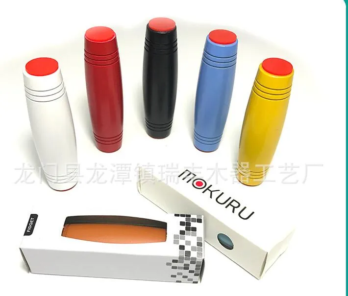 2017 Mokuru Fidget Roller Удивительная Настольная Игрушка Новинка Кляп Игрушки Печать Древесины Бука Игрушка Снятие Стресса Флип Декомпрессия T 2000pcs up