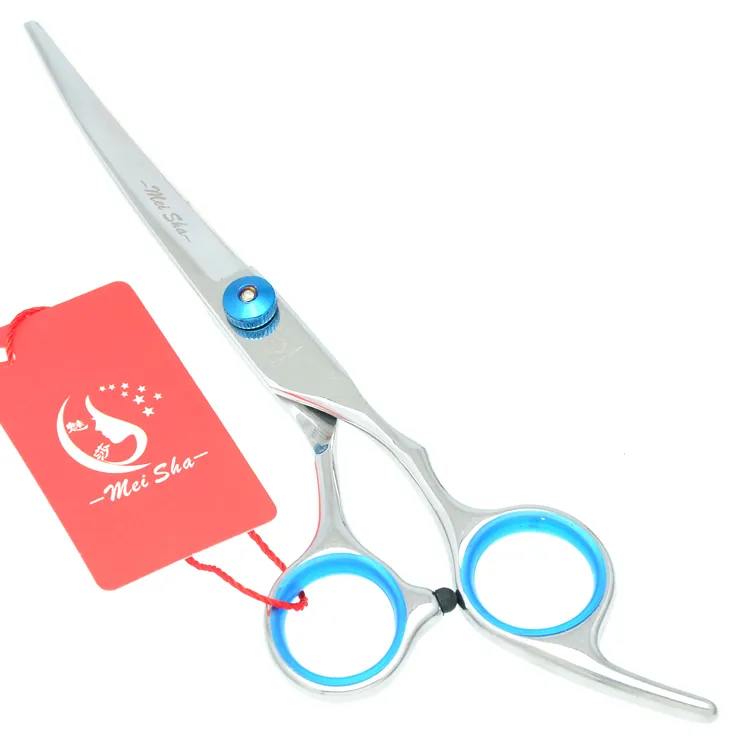 7.0Inch Meisha Professional Pet Scissors for Dog Grooming Pet Trimming Scissors Rechte Dunning Gebogen Schaar / Clipper, HB0036