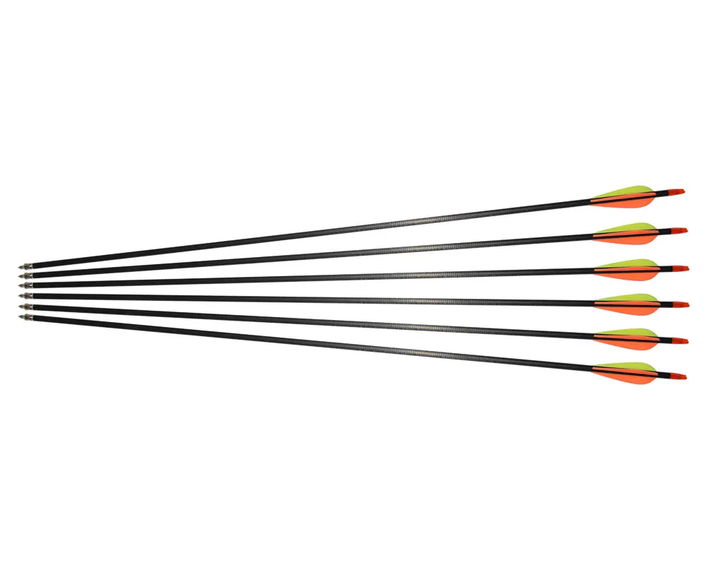 Tiro com arco Setas de Fibra De Carbono 31 '' Setas de Espinho 400 para Composto Arco Recurvo com Pontos de Campo Caça Tiro Ao Ar Livre