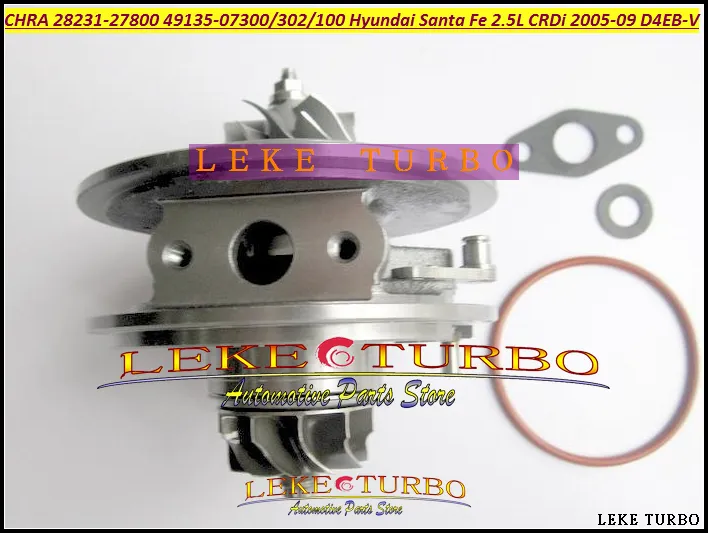 Turbo Cartridge Chra TF035 49135-07300 49135-07301 28231-27800 Turbosprężarka do Hyundai Santa Fe Crdi 2005-09 D4EB D4EB-V 2.2L