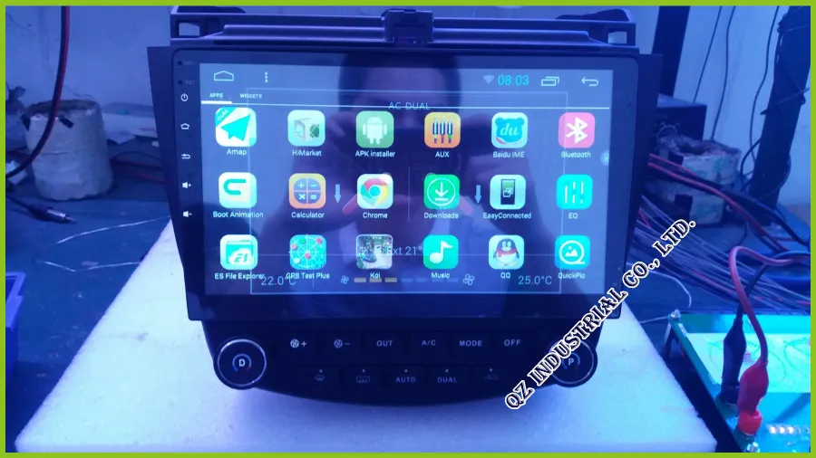 mappe Android 8.0 dell'automobile DVD GPS Honda Accord 7 2003 2004 2005 2006 2007 3G 4G Wifi Bluetooth telecamera posteriore