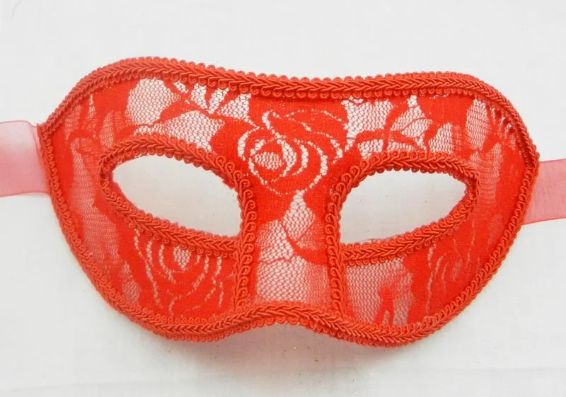 Mulheres Sexy Emplumados Venetian Masquerade Máscaras Sexy Lace Máscara Para Festa NightClup cores opcionais [preto branco vermelho]