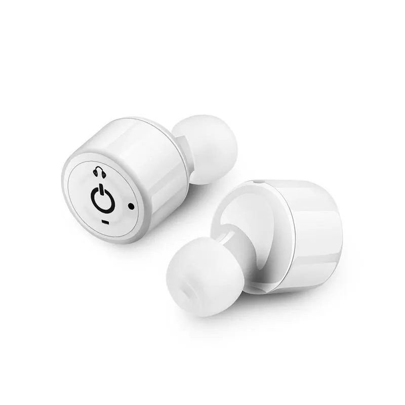 Mini Osynliga Twins True Wireless Bluetooth Earphones CSR 4.2 Handsfree Earbuds för iPhone 7 Plus, Samsung S6 Xiaomi