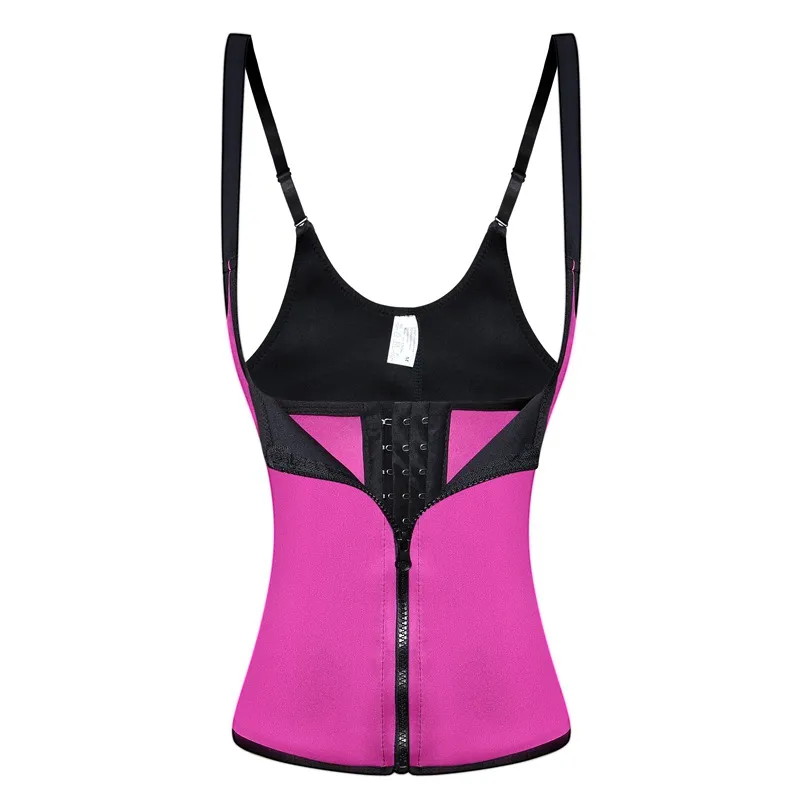 i Cerniera Gancio Donne Nero Lattice Vita Trainer Corsetto Gilet Acciaio Osso Vita Cincher Body Shaper Corsetto -C