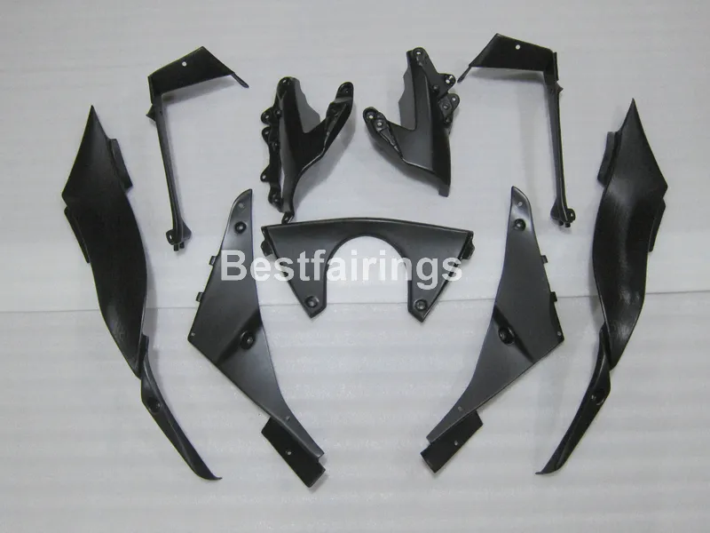 Top-selling moto parts fairing kit for Kawasaki Ninja ZX6R 09 10 matte black bodywork fairings set ZX6R 2009 2010 GT02