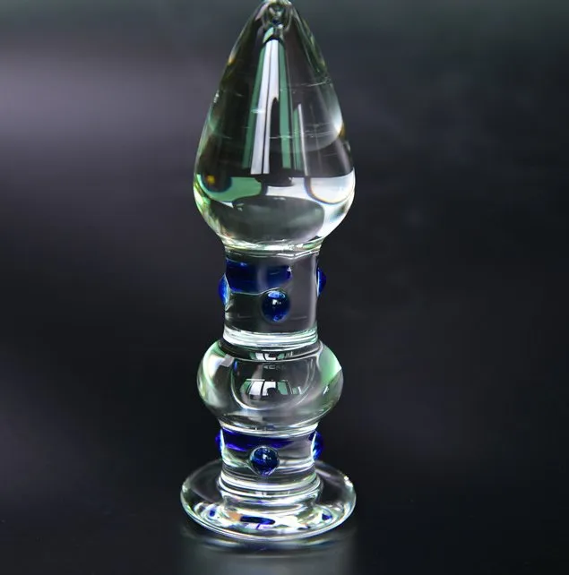 Klassisk glas anal butt plugg pärlor kristall dildo vuxen manlig kvinnlig onani produkter sexleksaker för kvinnor män gay