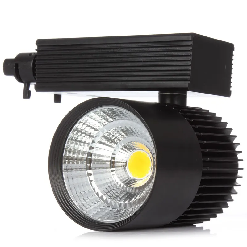 Gratis verzending LED Track Light 20W 30W COB TRACK LAMP AC85-265V Binnenverlichting voor winkel Licht Spotlight Rail