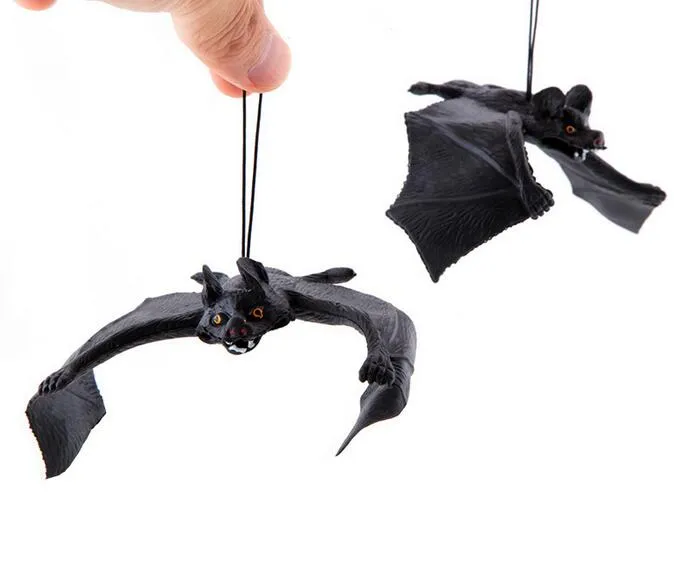 Bats Halloween antigos Simulação Brinquedos antigos pendant Tamanho Bats Halloween decorativa Props G810