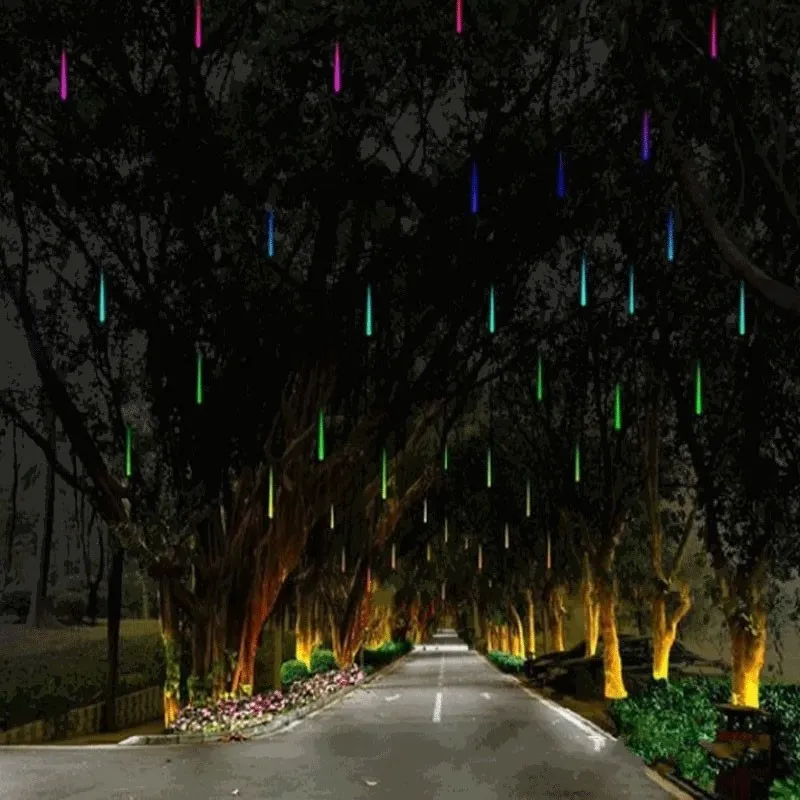 Large wholesale 60~100cm Meteor Rain Light Christmas OrnamentLight Fairy Wedding Flash LED