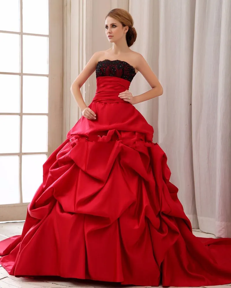 Admirable Cream and Red Gown. | Ladies gown, Gowns, Designer gowns