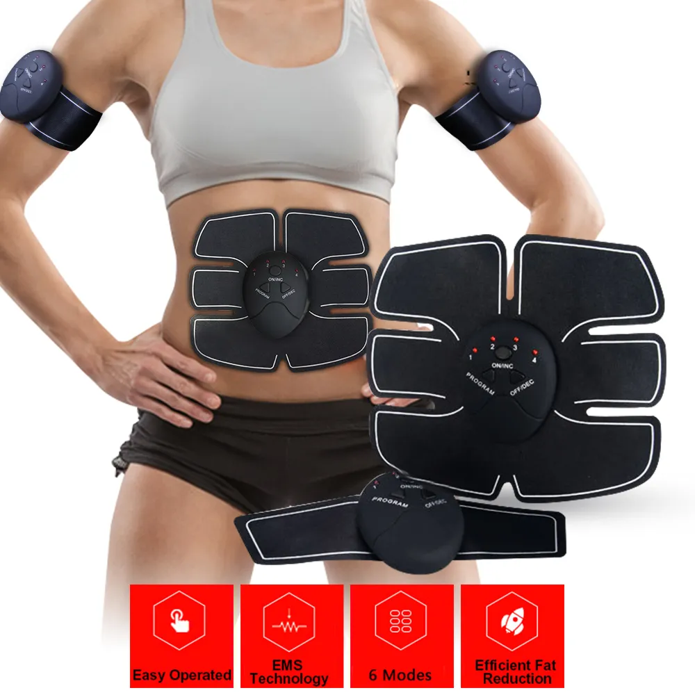 Abdominal Muscle Toner Body Toning Fitness Training Gear Abs Fit Training ABS Fit Weight Muscle Training Ab Belt Toning Gym Workout Machine