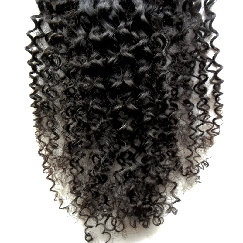 YUNTIAN clip rizado rizado ins para cabello negro clip rizado rizado ins clips de extensión cabello 100g para cabello afroamericano