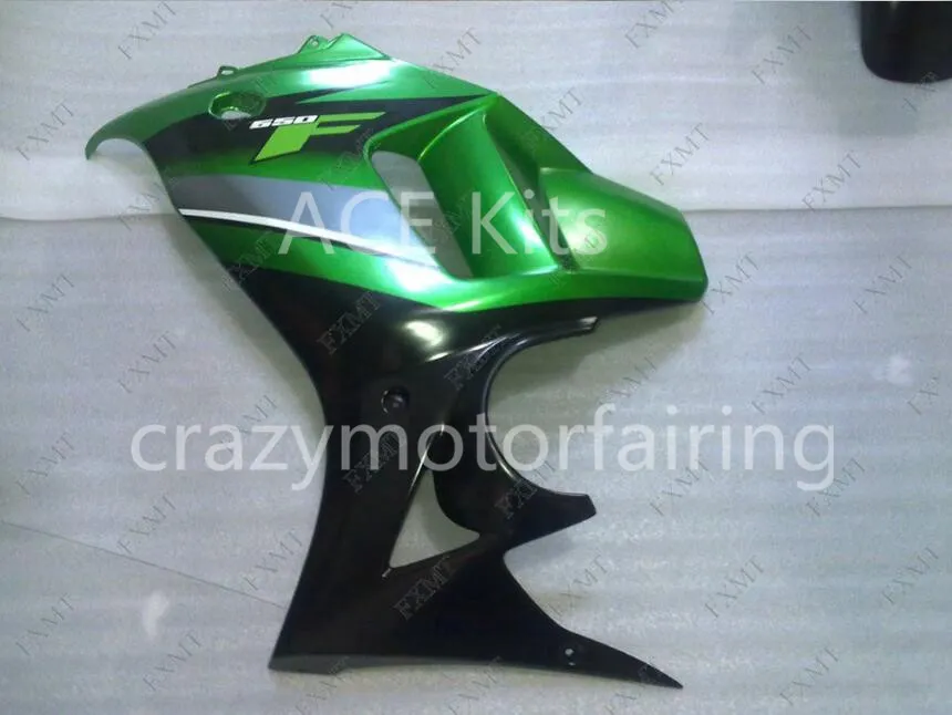 3 regalo Nuovo kit carenatura moto ABS caldo 100% adatto GSX650 F 2008 2012 GSX650F GSX650 08 12 verde nero ASV6