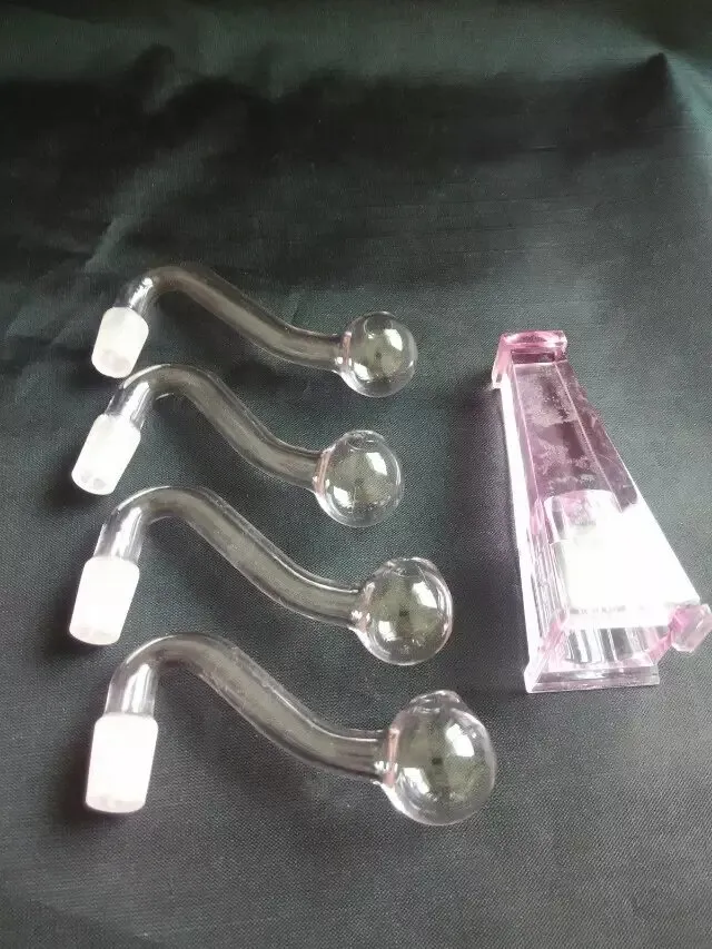 Pink Glass Wok Glass Bongs Accessoires Glas Rauchrohre farbenfrohe Mini Multi-Farben Handrohre Bester Löffel Glas