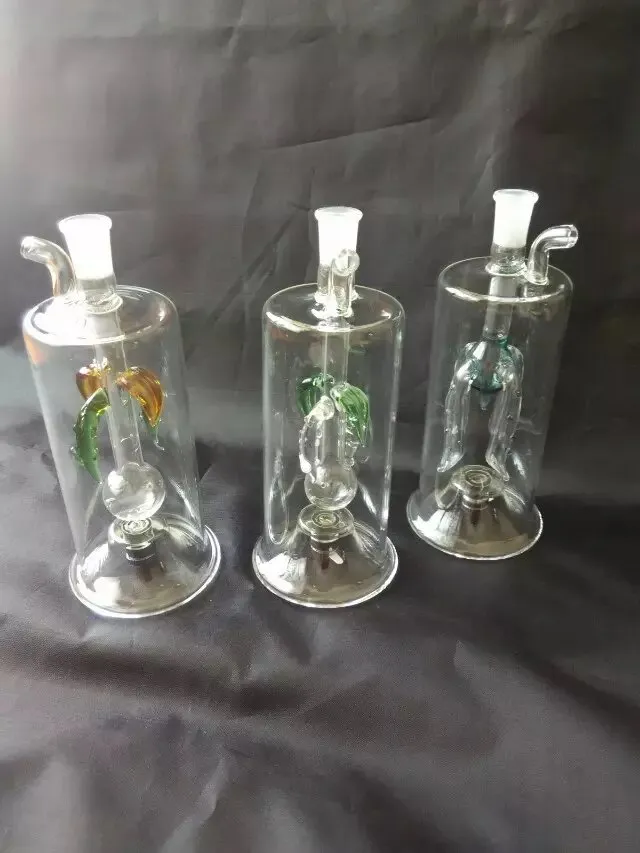 Kleurrijke glazen kwallen zonder elektronische, unieke oliebrander Glazen pijpen Waterleidingen Glazen pijp Booreilanden Roken met druppelaar