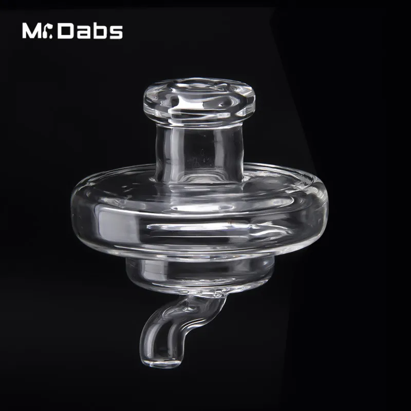 新しい到着ガラスの泡の炭ホット喫煙アクセサリー34mm diaラウンドボールドームUFO Carbcap for Quartzサーマルバンガーガラス玉