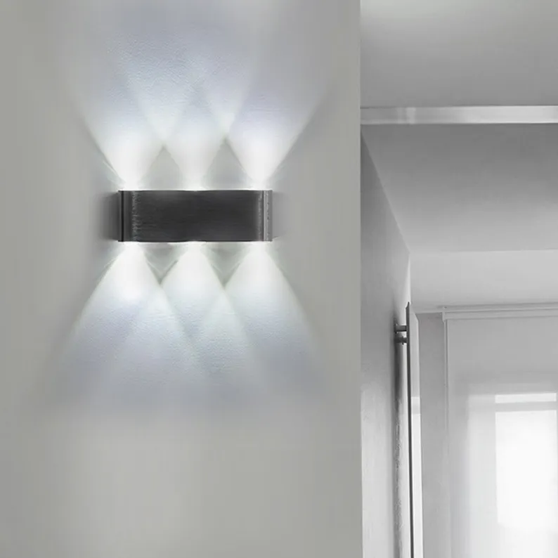 Led applique murale de chevet chambre intérieure hôtel créatif allée ktv salon haut et bas choix multicolore lumineux