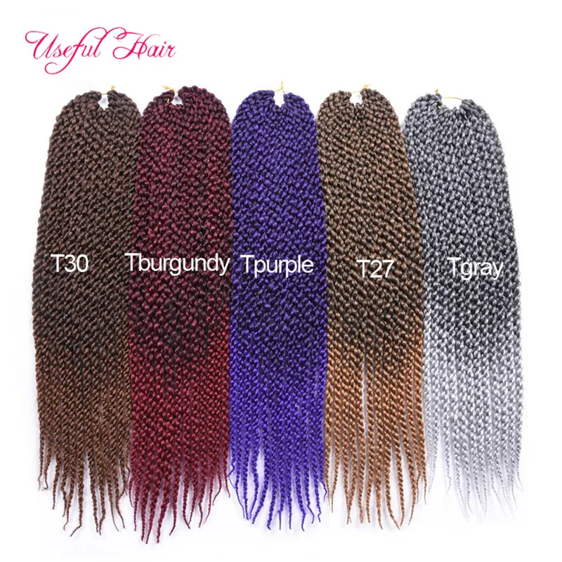 Szuby szydełkowe Włosy 12standSpcs 3D Cuubic Crochet Hair Hair Hair Syntetyczne włosy For Black Women Marley Box B5509270