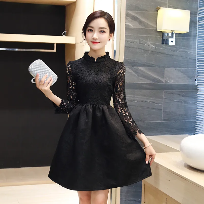 Robe de soirée 2018 dentelle noire store