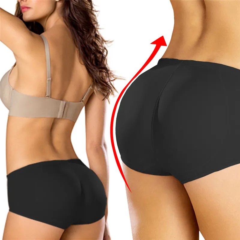 US Women Push-Up Padded Underwear Shape Bum Butt Lift Enhancer