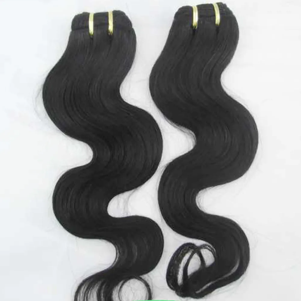 Same quality wholesale bundles Cheap processed Indian body wave Human Hair Extensions ship fast
