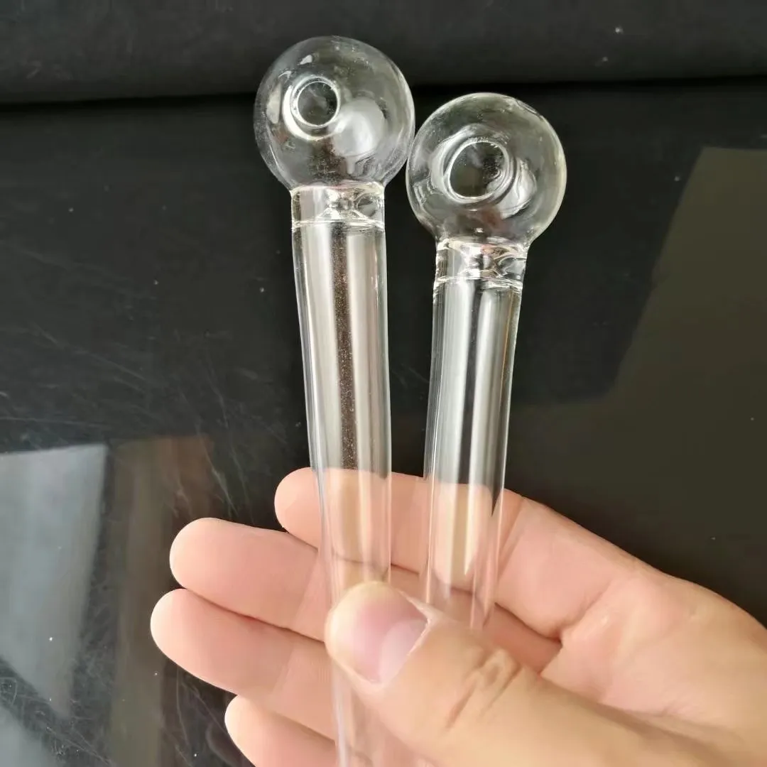 Accesorios de bongs de olla de flecha transparente, Quemador de aceite único Bongs de vidrio Tuberías Tuberías de agua Tuberías de vidrio Plataformas petroleras Fumar con cuentagotas