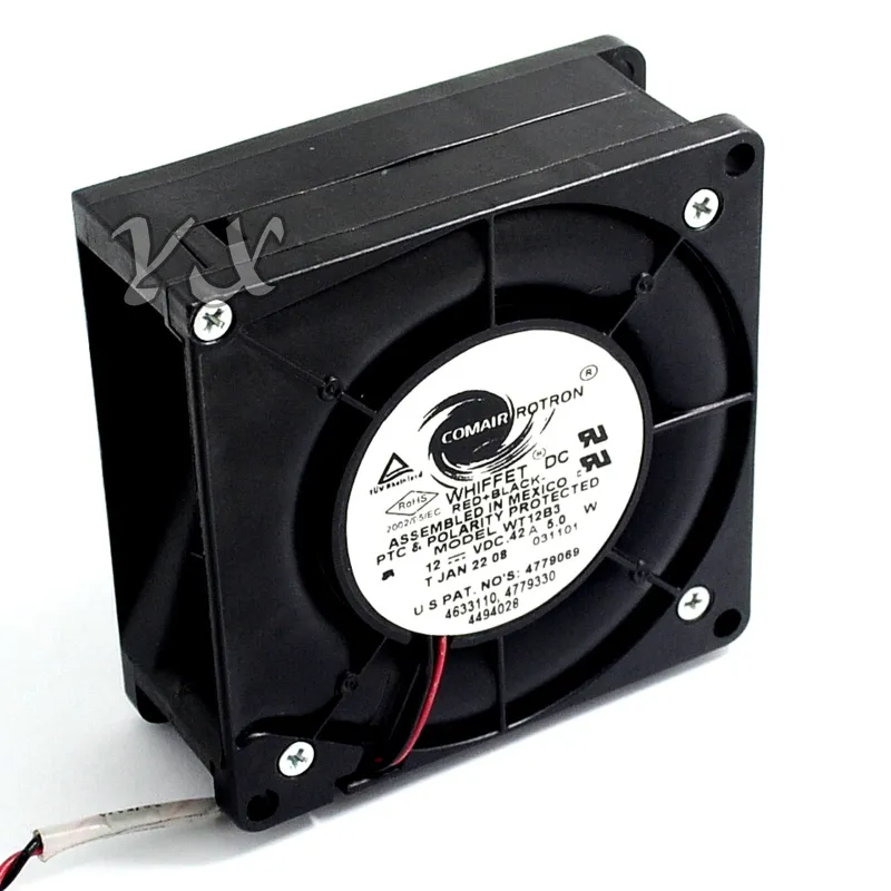 Gratis frakt Ny Orginal Comalr 8032 WT12B3 12V 0.42A 5.0W 2 Kabelblåsare FAN 80 * 80 * 32mm