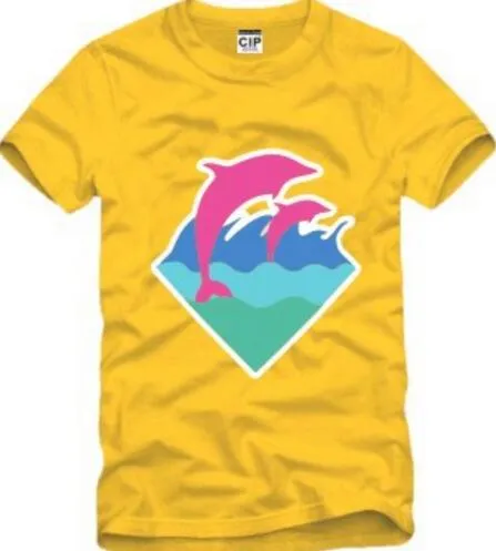 ★ Wai Kei★ Dolphin Stripe Terry Man to Man Pink YK23FWTS0 PINK DOLPHIN Mens Large L T shirt Combine ship Discount | eBay