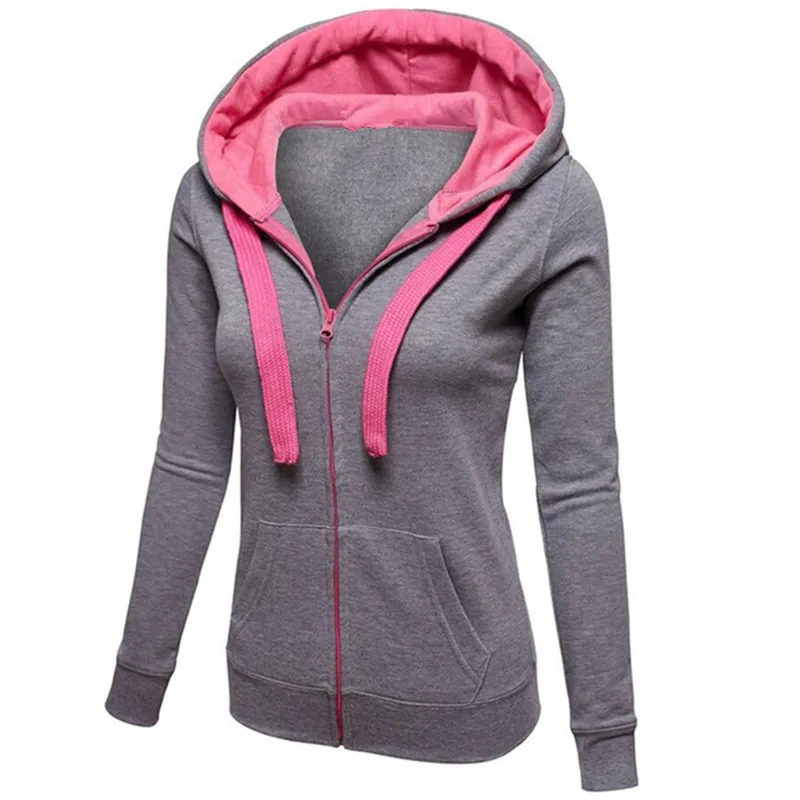 Grey pink hoodie best sale