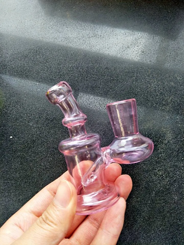 Nano Rig Mini Glass Bongs 8cm Tall Mini Rig Fab Egg Bongs Glass Water Pipes 14.4mm Joint Size in Stock Fast Delivery