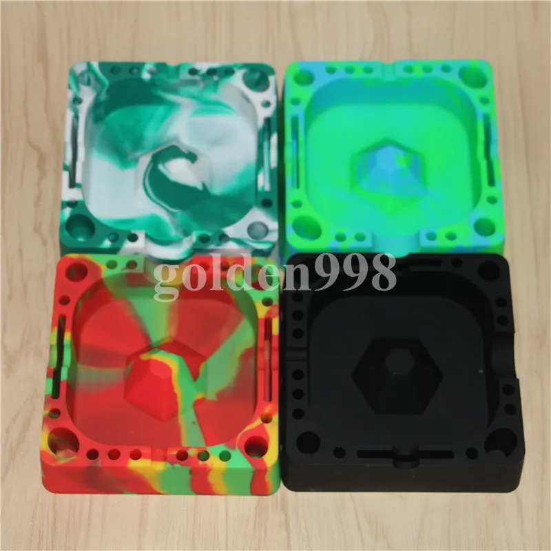 Colorful Friendly Heat Resistant Silicone Ashtray Pocket Ashtrays Cigar