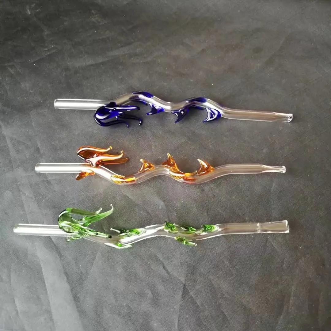 Stained Glass Dragon mouthpiece,glass hookah Accessories,glass pipe Accessories