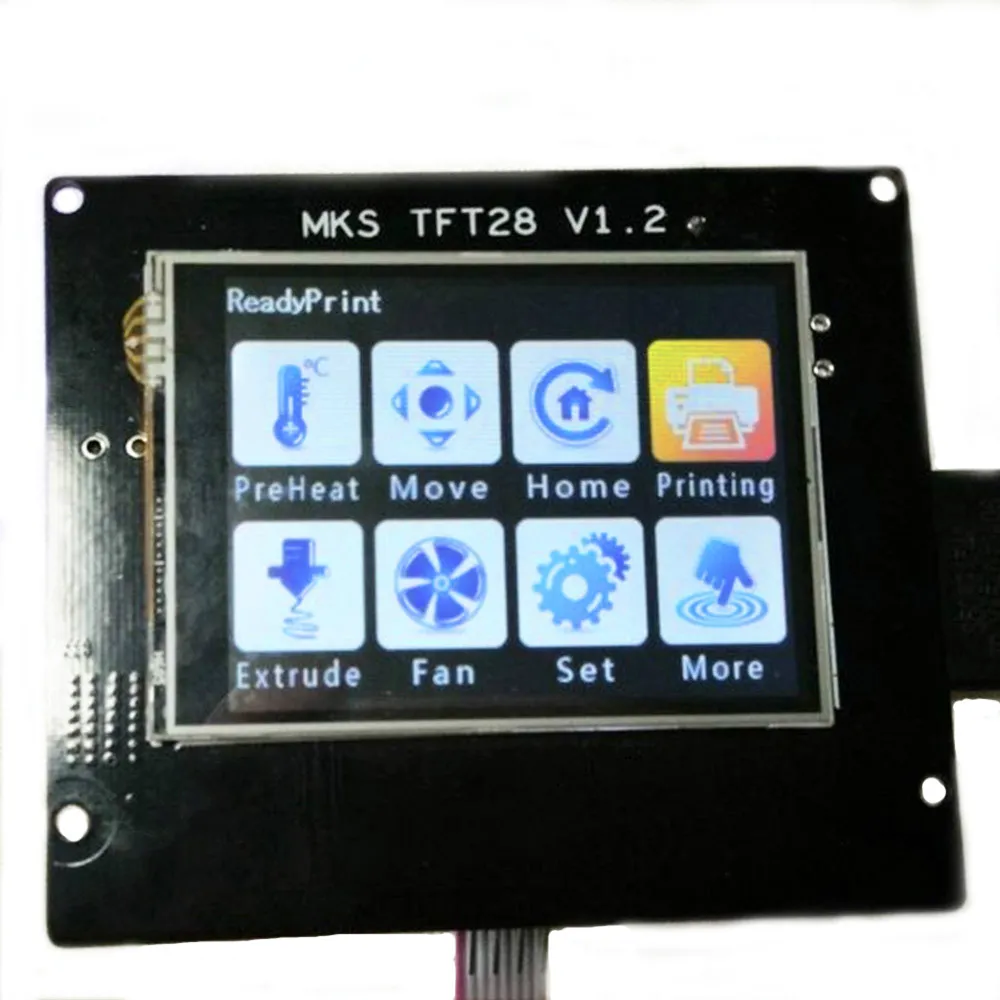 Freeshipping 2.8 "MKS TFT28 v1.3タッチスクリーンスマートコントローラーサポートUディスクとSDカードの3Dプリンター