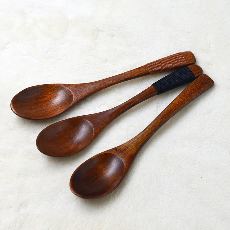 Mini Wooden Spoons for DessertIce Cream Small Wood Spoon for Kids Children Spoon Wooden Cutlery Tableware Flatware7433164
