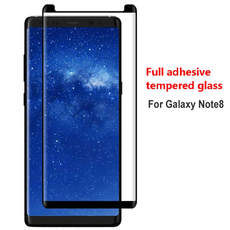The Best For Note 9 S9 S8 S7 edge Plus Mate 20 Pro Full AB Glue 3D Curved Glass Case Friendly Tempered Glass Screen Protector