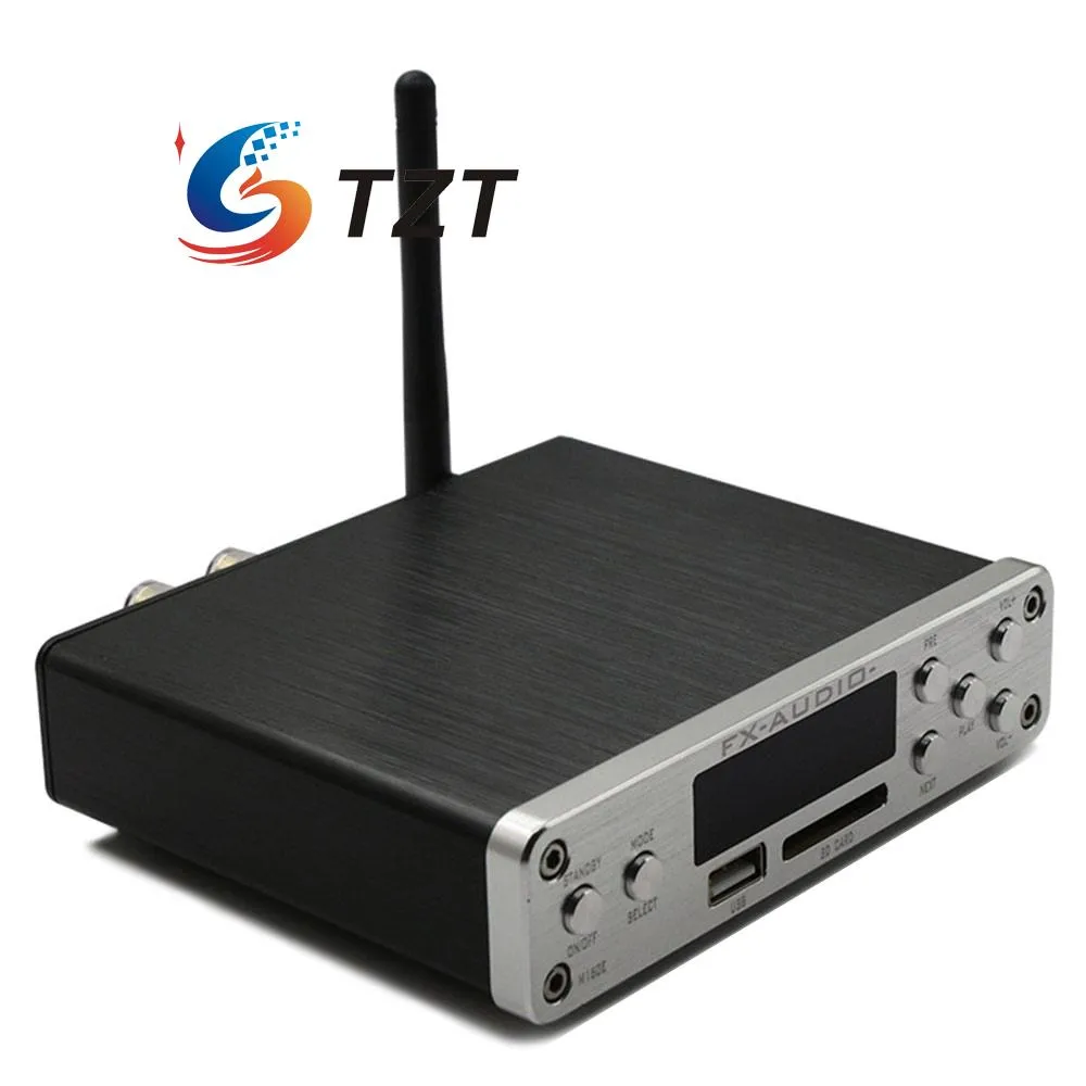 Freeshipping HiFi-förstärkare Digital Bluetooth 4.0 Audio Amp 160W + 160W Stöd U-DISK SD APE FX M-160E-Vit / Svart