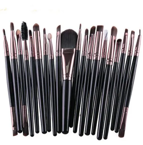 20 pièces pinceaux de maquillage de marque ensemble de pinceaux cosmétiques professionnels avec pinceau cosmétique en poudre de Contour naturel Makeup5050300