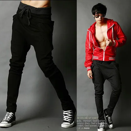 New Mens Joggers Fashion Harem Pants Pantaloni Hip Hop Slim Fit Pantaloni sportivi da uomo jogging Dance i pantaloni sportivi M ~ XXL