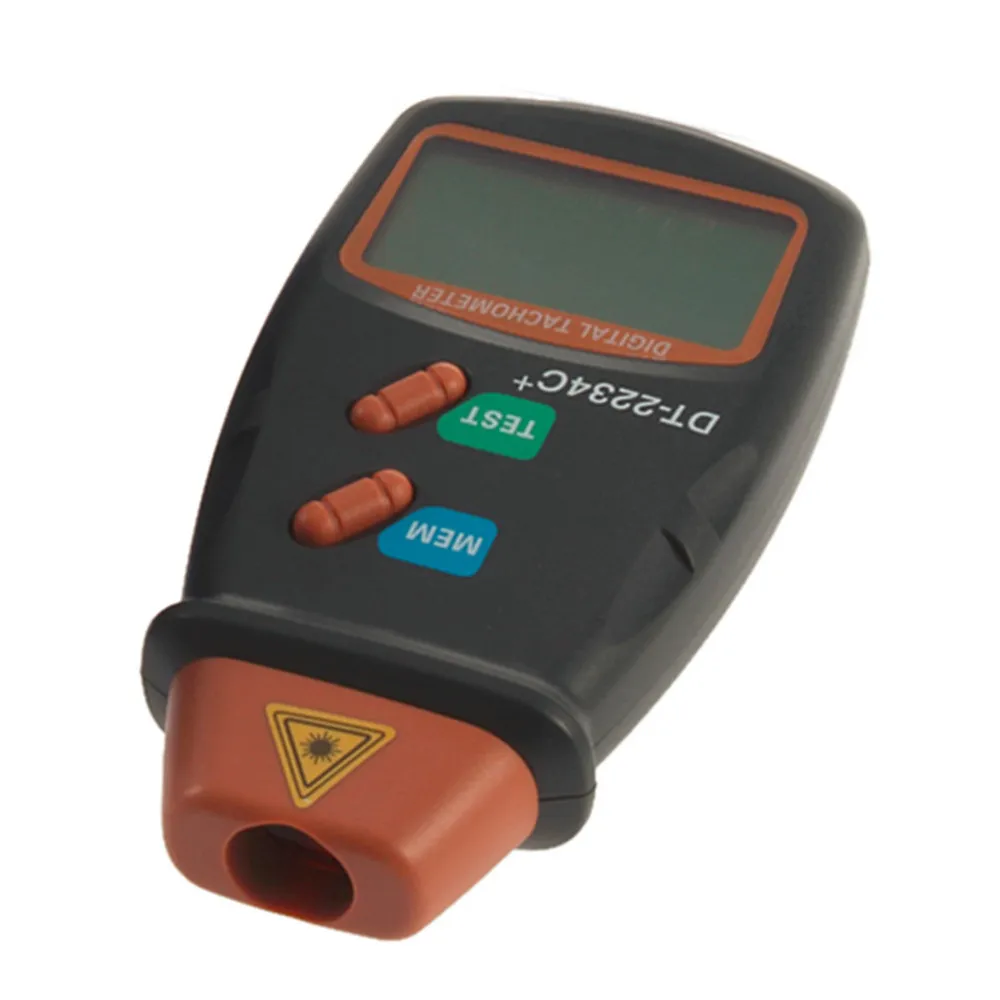 Digital Laser Tachometer - Non Contact RPM Meter, Accurate Motor Speed ...