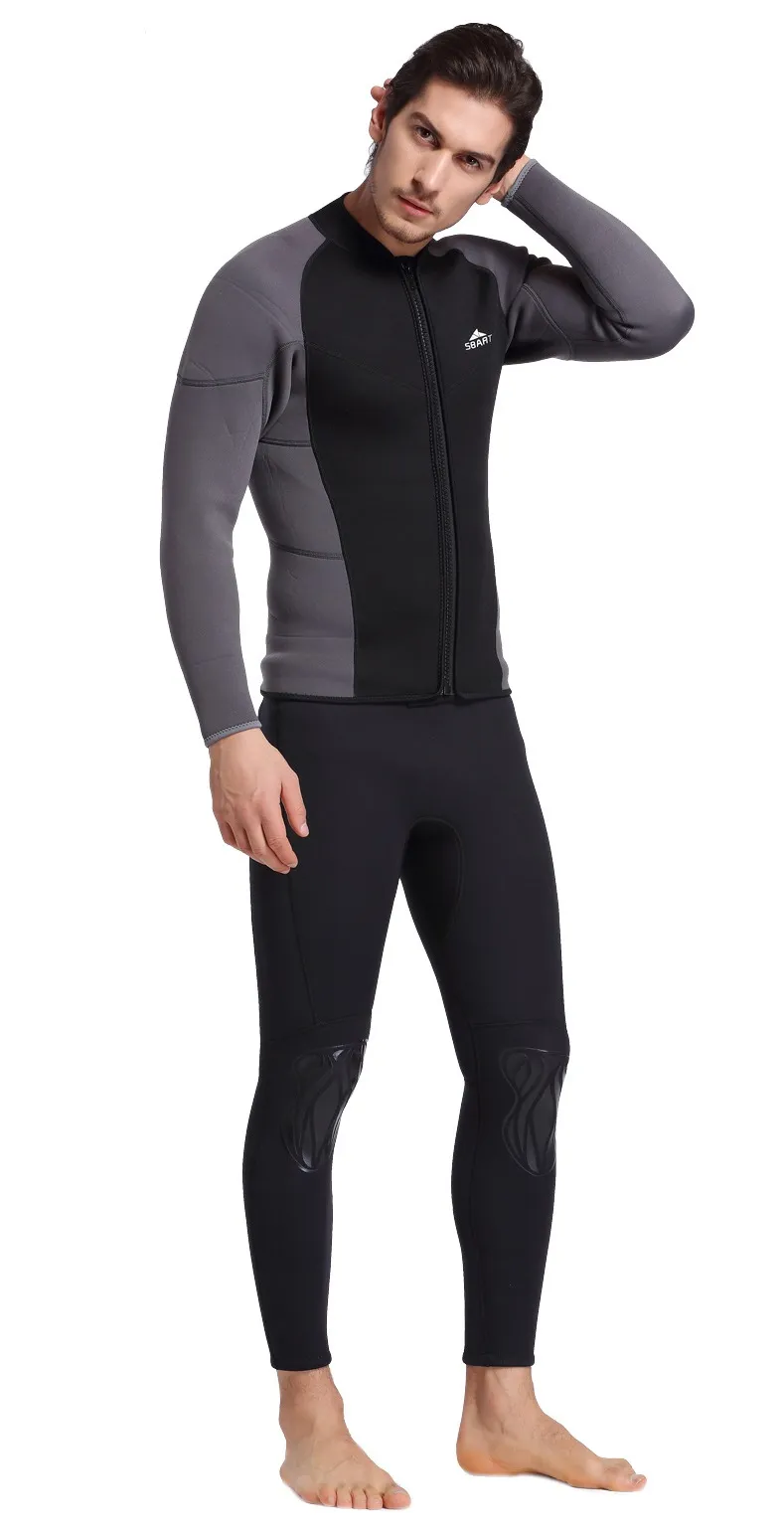 New arrival 3mm neoprene long sleeve diving jacket professional wetsuit for men jacket only9023406