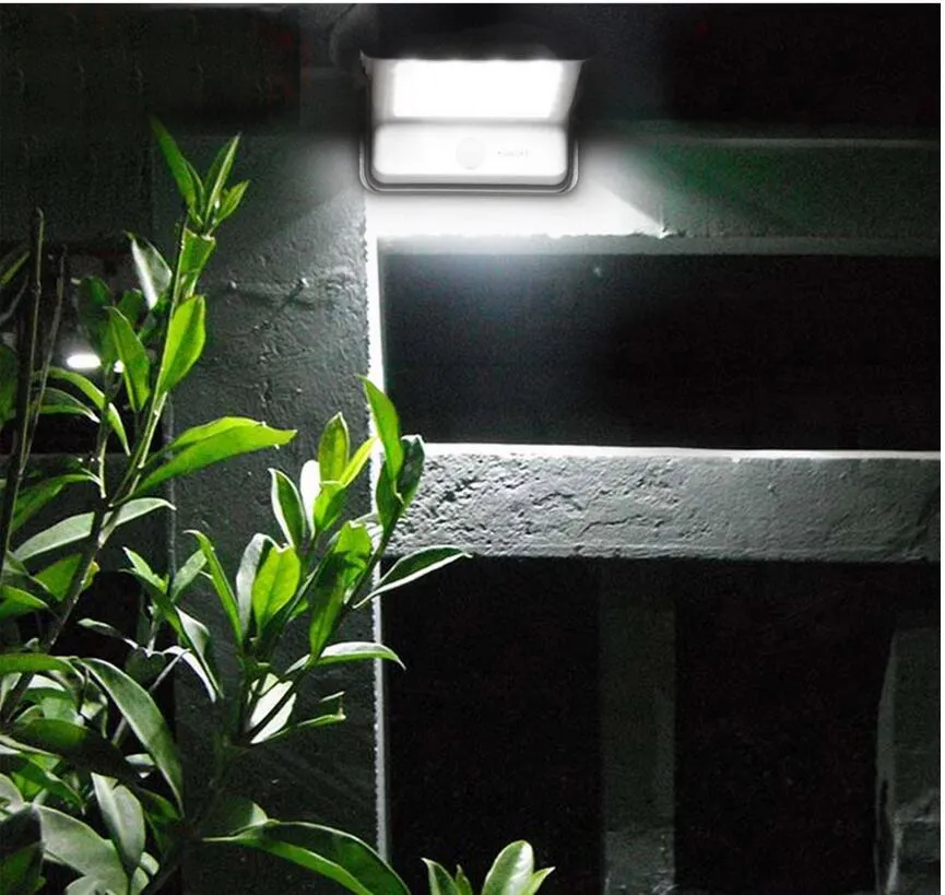 outdoor wall lights new 20LED Solar Light Modern Outdoor Lighting Motion Sensor Activated Wall Lamp for Garden Decoration