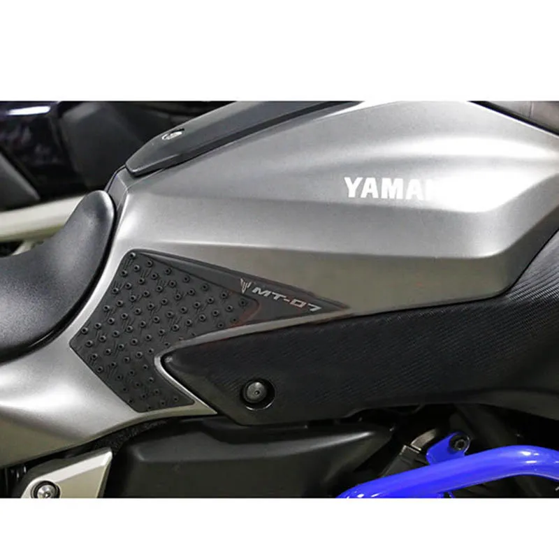 För Yamaha MT-07 Motorcykel Anti Slip Tank Pad 3M Side Gas Knä Grip Traction Pads Protector Sticker