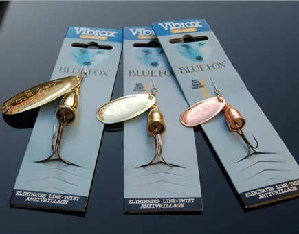 Spinner Aas Vissen Lokken Haak 6 Maat 3 Kleuren Zoetwater Spinnerbaits VIB Messen Metalen Jigs Lokt