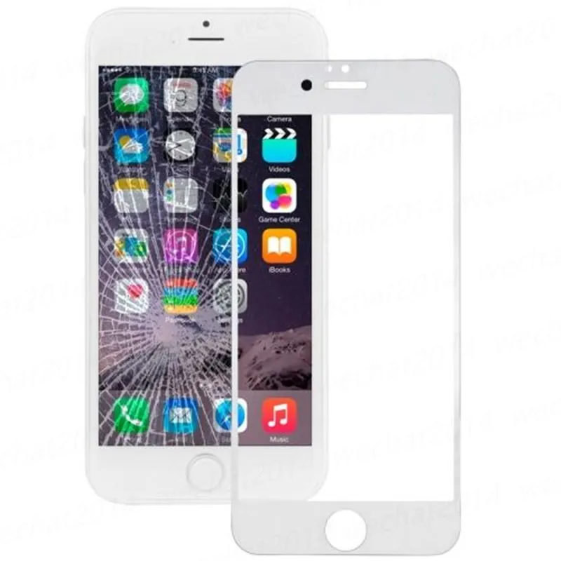 Czarny biały przedni zewnętrzny ekran dotykowy Wymiana dla iPhone 6 plus 6s plus 7 plus darmowy DHL