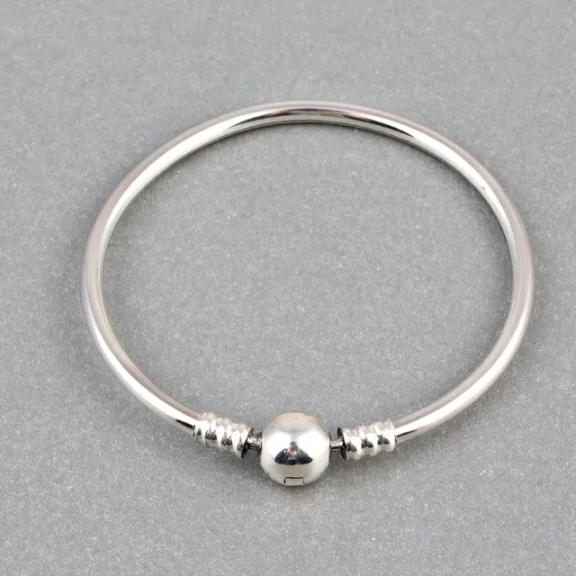 Wholesale-Luxury 100% 925 Sterling Silver Original Bracelet Bangle for Women Authentic Jewelry Pulseira Gift