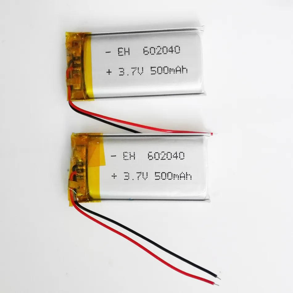 3.7 в 500 мАч 602040 литий-полимерная аккумуляторная батарея LiPo клетки ионная мощность для MP3 наушники DVD GPS мобильный телефон камеры psp игры игрушки